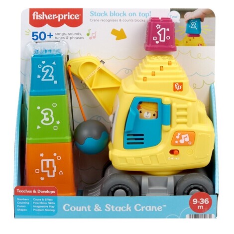 Fisher-Price Εκπαιδευτικός Γερανός Με Κύβους